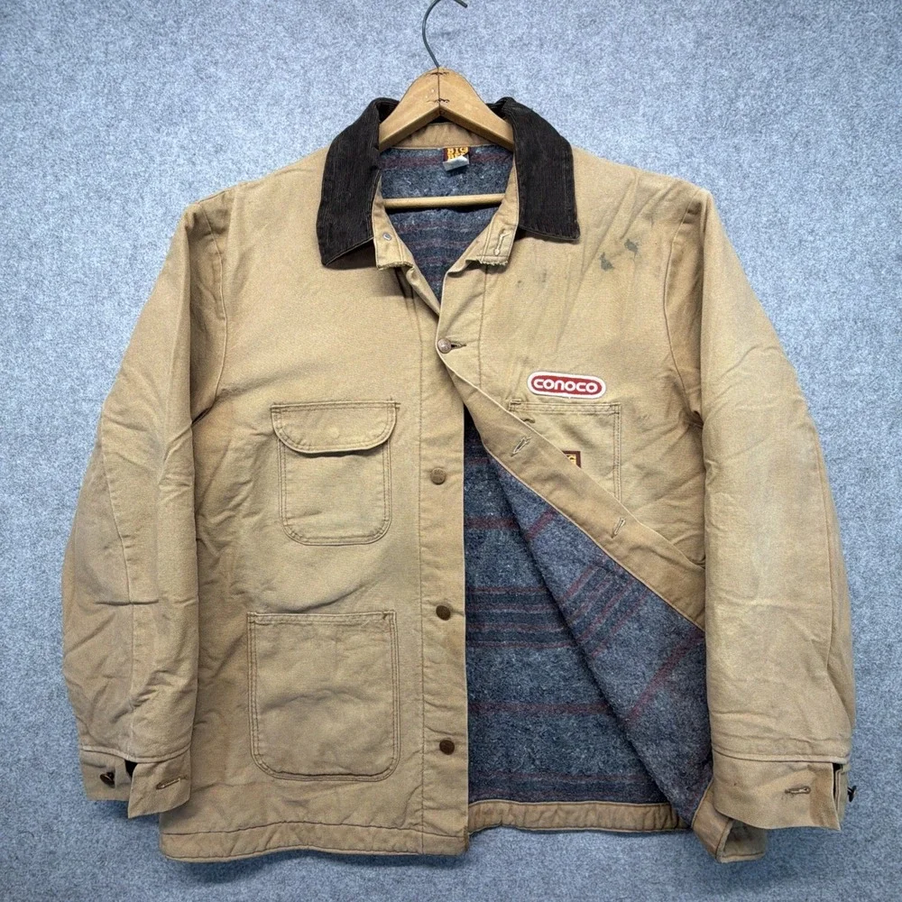 Vintage Wrangler Big Ben Barn Chore Jacket Mens Size 46 Blanket Lined USA Made